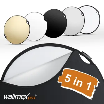 Foldable Reflectors - Walimex pro 5in1 reflector wavy comfort Ø80cm - quick order from manufacturer Best choise selected by experts