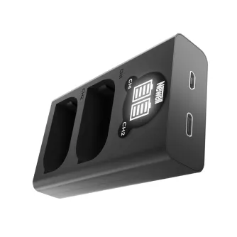 Kameras bateriju lādētāji - Newell DL-USB-C dual channel charger for DMW-BLK22 battery - perc šodien veikalā un ar piegādi