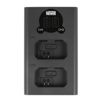 Kameras bateriju lādētāji - Newell DL-USB-C dual channel charger for NP-FW50 - perc šodien veikalā un ar piegādi