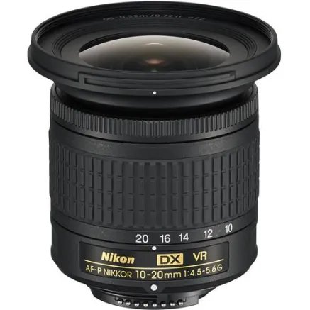 Nikon AF-P DX 10-20mm f/4.5-5.6G VR Plataus Kampo Objektyvas