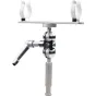 Turētāji - NANLITE T12 HOLDER FOR 1 TUBE WITH BALL HEAD YOKE WITH SWIVEL PIN HD-T12-1-BHP - perc šodien veikalā un ar piegādi