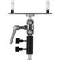 Turētāji - NANLITE T12 HOLDER FOR 1 TUBE WITH BALL HEAD YOKE WITH SWIVEL PIN HD-T12-1-BHP - perc šodien veikalā un ar piegādi