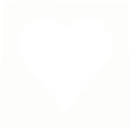 FOCUS PASSEPARTOUT 40X40 HEART 30 DIA POLAR WHITE 113910