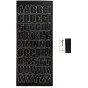 Dāvanas - FOCUS STICKERS BLACK LETTERS LARGE UPPERCASE 170288 - ātri pasūtīt no ražotāja
