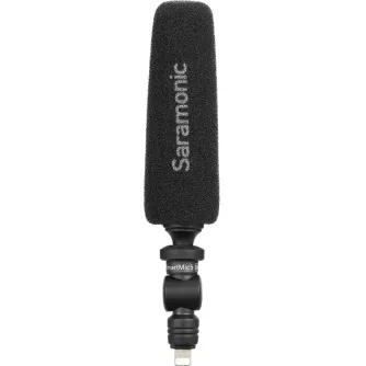 Mikrofoni - SARAMONIC SMARTMIC5 shotgun mic for Lightning iPhone & iPad DI - ātri pasūtīt no ražotāja