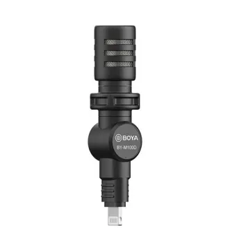 Mikrofoni - Boya Mini Condenser Microphone BY M100D for iOS - ātri pasūtīt no ražotāja