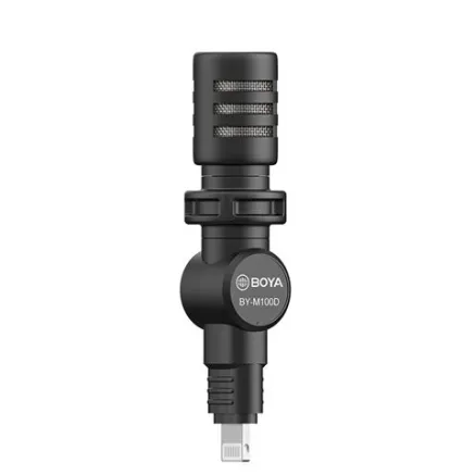 Boya Mini Condenser Microphone BY M100D for iOS
