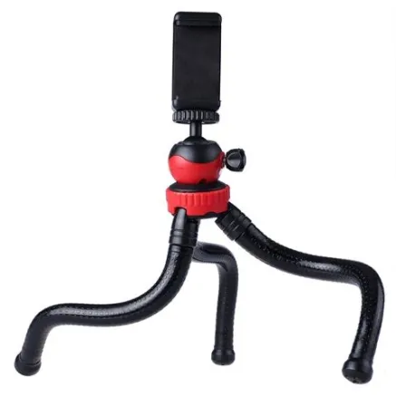 StudioKing Flexible Table Tripod FTR-18 with Smartphone Adapter