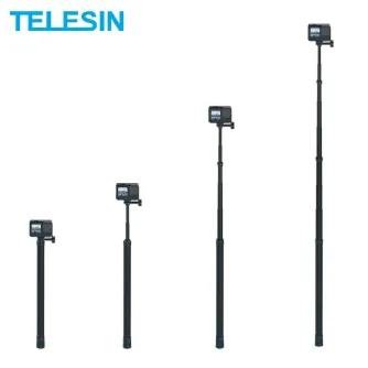 Accessories for Action Cameras - Telesin Ultra Light no bending Carbon Fibre 3M Selfie stick - quick order from manufacturer