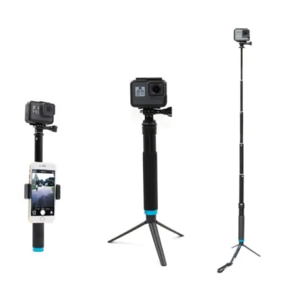 Telesin Selfie Aluminum stick for sport cameras (GP-MNP-090-D)