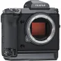 Fujifilm GFX100 bezzerkalė kameros korpusas su 102MP jutikliu ir magnio lydinio konstrukcija