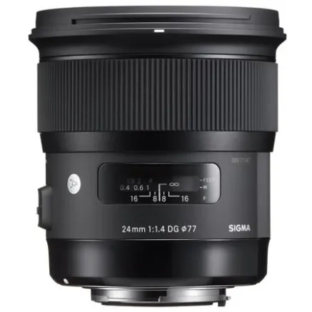 Sigma 24mm f/1.4 DG HSM Art Plataus kampo objektyvas Sony E-Mount