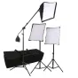 Fluorescējošās - StudioKing SB03 3x135W 3x 50x70cm dienas gaismu komplekts - ātri pasūtīt no ražotāja