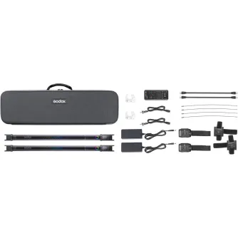 LED Gaismas nūjas - Godox TL60 RGB lampu komplekts ar 2 gaismām - ātri pasūtīt no ražotāja