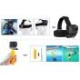 Accessories for Action Cameras - Puluz 50 in 1 piederumu komplekts sporta kamerām PKT39 - quick order from manufacturer Best choise selected by experts