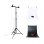 Fonu komplekti ar turētāju - Puluz Foto studijas fona turētājs 70x200cm + foni 2 gab DCA0976 - perc šodien veikalā un ar piegādi