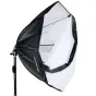 Fluorescent - Bresser BR-2860 LED 2x50W Octabox 65cm daylight softbox set - quick order from manufacturer