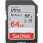Memory Cards - SanDisk Ultra SDXC UHS-I 140MB/s 64GB (SDSDUNB-064G-GN6IN) - buy today in Master Foto store and with delivery