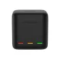 Sporta kameru aksesuāri - Telesin 3-SLOT Charger box for GoPro HERO11 HERO10 Hero 9 - perc šodien veikalā un ar piegādi