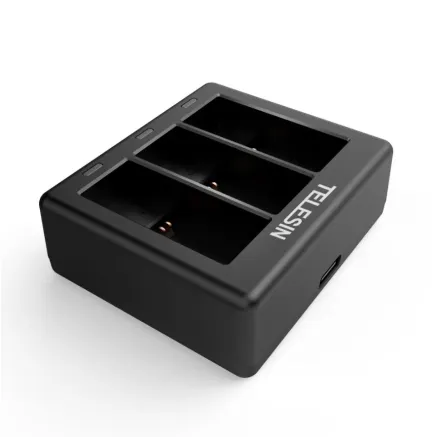 Telesin 3-slot charger used for GoPro Hero 9 HERO10 HERO11 balck