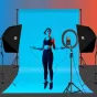 Fluorescent - PULUZ 50x70cm Studio Softbox + 1.6m Tripod Mount + (PU5070EU) - buy today in Master Foto store and with delivery Best choise selected by experts
