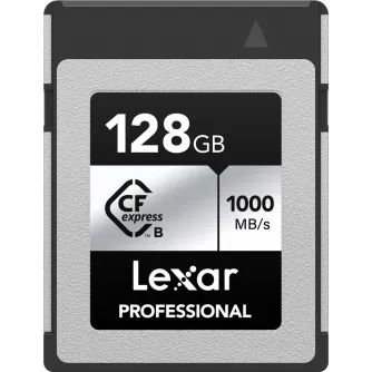 Atmiņas kartes - LEXAR CFEXPRESS PRO SILVER SERIE R1000W600 128GB LCXEXSL128G-RNENG - ātri pasūtīt no ražotāja