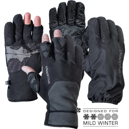 VALLERRET MILFORD FLEECE GLOVE M 22MFD-BK-M