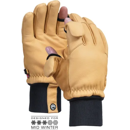 VALLERRET HATCHET LEATHER PHOTOGRAPHY GLOVE NATURAL M 22HTC-NT-M