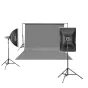Foto foni - Walimex pro paper background 2,72x10m, grey - ātri pasūtīt no ražotāja