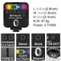 LED Phone Light - PULUZ Pocket LED 2500-9000K+RGB Full Color Beauty Fill - buy today in store and with delivery