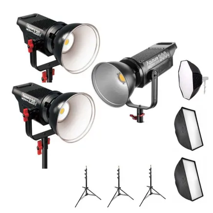 Aputure COB C120D II and C300D II Triple LED Light Kit 540W