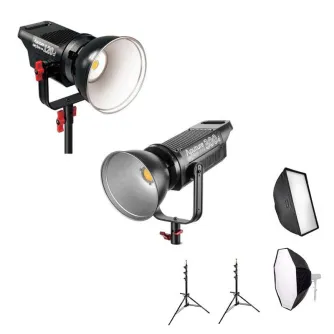 Video gaismas - Aputure COB C120D II + C300D II Divu LED gaismu komplekts 420W Noma