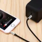 Audio vadi, adapteri - Baseus Yiven Audio 3.5mm uz 3.5mm Cable M30 1.5M Silver+Black - ātri pasūtīt no ražotāja
