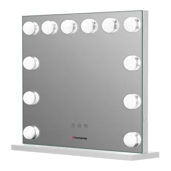 Make-up spoguļi - Humanas HS-HM02 make-up mirror with LED lighting – white - perc šodien veikalā un ar piegādi