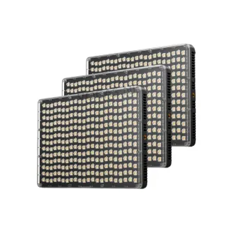 LED Gaismas paneļi - Amaran P60x 3-Light Kit 60W Bi-Color LED Soft Light Panel 3200K to 6500K Expanded Bi-Color NP-F FX w. Softbox, grids, big bag, adapters - ātri pasūtīt no ražotāja