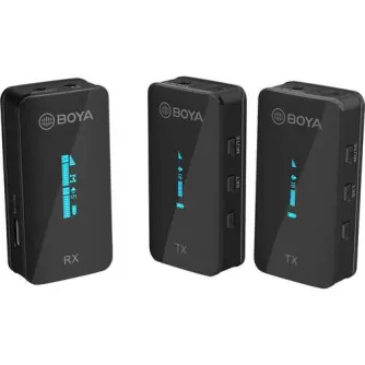 Bezvadu piespraužamie mikrofoni - Boya radio microphone BY-XM6-S2 w. 2 lavaliers - ātri pasūtīt no ražotāja