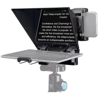 Teleprompteri - FeelWorld TP2A portatīvais teleprompters viedtālrunim vai DSLR kameram - perc šodien veikalā un ar piegādi