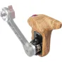 Rigu aksesuāri - SMALLRIG 3324 ROSETTE SIDE HANDLE WOOD WITH RECORD START/STOP REMOTE TRIGGER 3324 - ātri pasūtīt no ražotāja