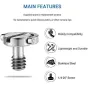 Tripod Accessories - SmallRig 1611 QR Camera Fixing Screw 1/4 (1 pcs) - quick order from manufacturer