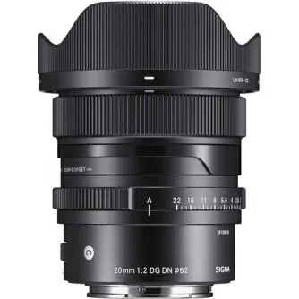 Objektīvi - Sigma 20mm F2 DG DN [Contemporary] objektīvs priekš Sony-E - ātri pasūtīt no ražotāja