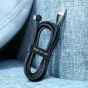 Citi aksesuāri - Baseus Colourful Circle Velcro strap 3m Black - perc šodien veikalā un ar piegādi