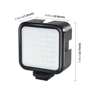 Discontinued - PULUZ 49 LED 3W VideoSplicing Fill Light for Came