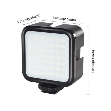 PULUZ 49 LED 3W VideoSplicing Fill Light for Came