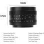 Objektīvi - 7Artisans 50mm F1.8 Sony E Mount - ātri pasūtīt no ražotāja
