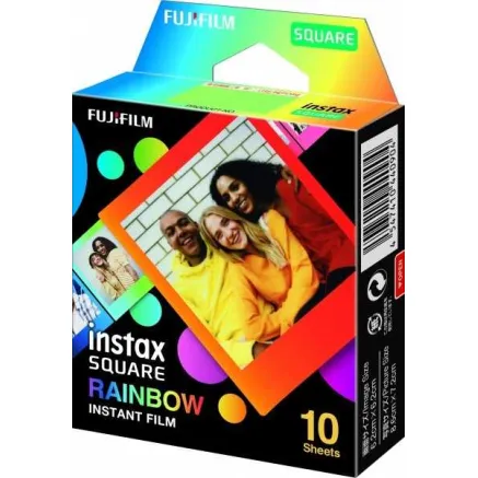 Colorfilm instax SQUARE GLOSSY RAINBOW (10PK)