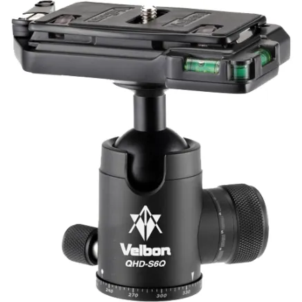VELBON QHD-S6Q Tripod with 116916 92100 Quick Release Plate