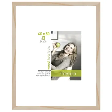 Nielsen Photo Frame 8988023 Apollon Naturel 40x50 / 24x30 cm