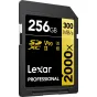 Memory Cards - LEXAR PRO 2000X SDHC/SDXC UHS-II U3(V90) R300/W260 (W/O CARDREADER) 256GB LSD2000256G-BNNNG - buy today in Master Foto store and with delivery Best choise selected by experts