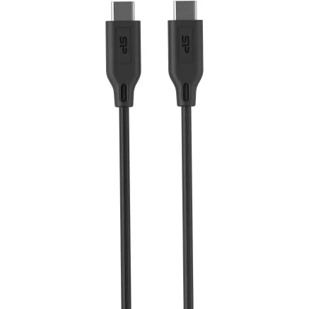 Silicon Power cable USB-C - USB-C Boost Link LK15CC 1m, black SP1M0ASYLK15CC1K