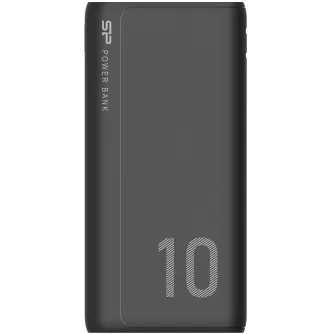 Portatīvie akumulatori - Silicon Power power bank GP15 10000mAh, black SP10KMAPBKGP150K - ātri pasūtīt no ražotāja